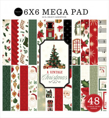 A Vintage Christmas - 6x6 Cardmakers Mega Paper Pad