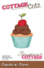 Cottage Cutz Die - Cupcake w/ Cherry