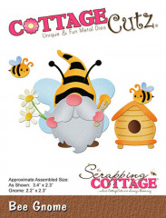 Cottage Cutz Die - Bee Gnome