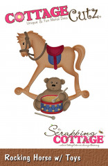 Cottage Cutz Die - Rocking Horse with Toys