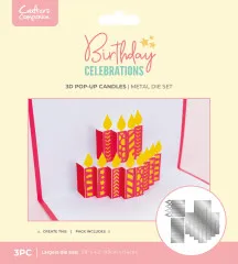 Metal Die - Birthday Celebrations - 3D Pop-Up Candles