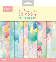 Birthday Celebrations - 8x8 Marble Paper Pad