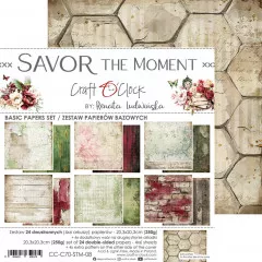 Savor The Moment - 8x8 Basic Paper Set