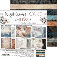 Nighttime Chill - 8x8 Basic Paper Set