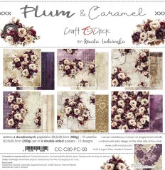 Plum & Caramel - 12x12 Paper Set