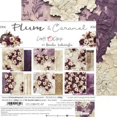 Plum & Caramel - 8x8 Basic Paper Set