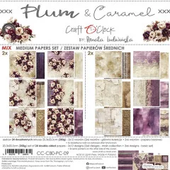 Plum & Caramel - 8x8 Medium Paper Set