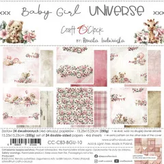 Baby Girl Universe - 6x6 Paper Set
