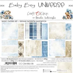 Baby Boy Universe - 8x8 Basic Paper Set