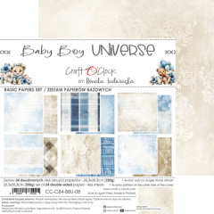 Baby Boy Universe - 8x8 Basic Paper Set