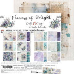 Flowers of Delight - 8x8 Medium Paper Set