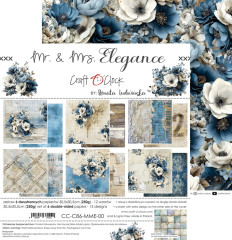 Mr. & Mrs. Elegance - 12x12 Paper Set