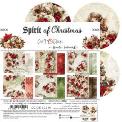 Spirit of Christmas Papierblock von Craft O'Clock mit weihnachtlicher Musterübersicht