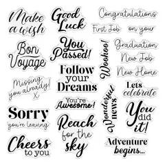 Clear Stamps - Celebrate Good Times - You Did It!