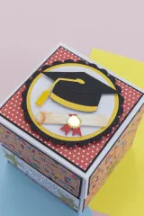 Metal Die - Celebrate Good Times - Graduation Cap and Scroll