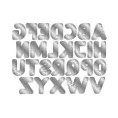 Metal Die - Celebrate Good Times - Stitched Alphabet