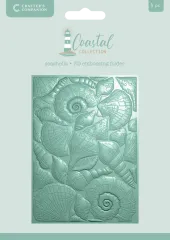 3D Embossing Folder - Coastal - Seashells
