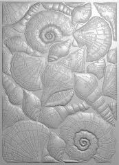3D Embossing Folder - Coastal - Seashells