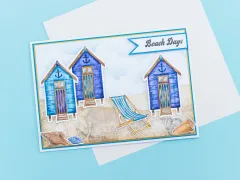 Clear Stamp & Cutting Die - Coastal - Beach Retreat