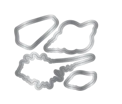 Clear Stamp & Cutting Die - Coastal - Seashells on the Seashore