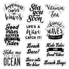 Clear Stamps - Coastal - Dance with the Waves