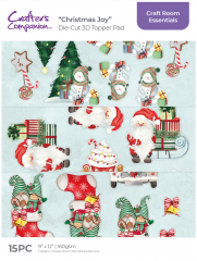 Die-Cut 3D Topper 9x12 Pad - Christmas Joy