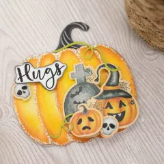 Die Cut 3D Topper 9x12 Pad - Trick or Treat