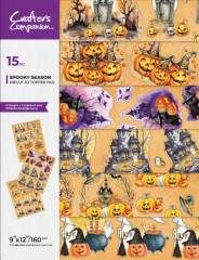 Die Cut 3D Topper 9x12 Pad - Spooky Season