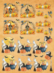 Die Cut 3D Topper 9x12 Pad - Spooky Season