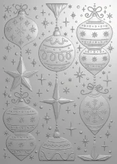 3D Embossing Folder - Christmas - Dazzling Baubles