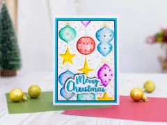 3D Embossing Folder - Christmas - Dazzling Baubles