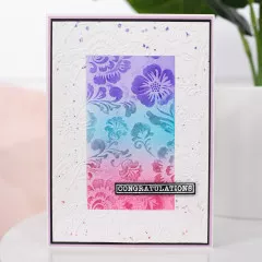 Embossing Folder - Pearl Powder - Elegant Florals