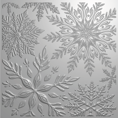 3D Embossing Folder - Christmas - Stylish Snowflakes