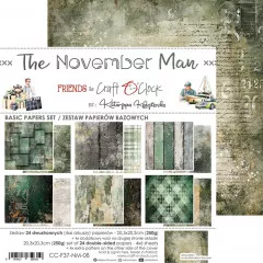 The November Man - 8x8 Basic Paper Set