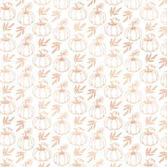 8x8 Luxury Foiled Acetate Pack - Pumpkin Spice Season