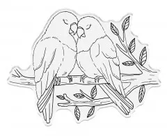 Clear Stamp & Cutting Die - Love Birds - The Lovebirds