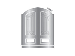 Metal Die - Door & Fireplace - Arched Door