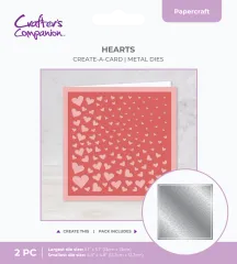 Metal Die - Create-a-Card Dies - Hearts