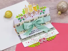 Christmas Top & Bottom Edge Dies - Candlelit Christmas