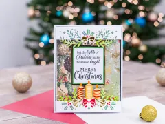 Christmas Top & Bottom Edge Dies - Candlelit Christmas