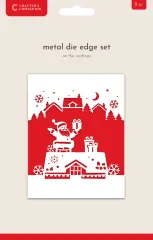 Christmas Top & Bottom Edge Dies - On the Rooftops