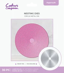 Metal Die - Nesting 8 Inch Circle 