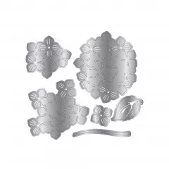 Metal Cutting Die - Layered Florals - Blooming Hydrangea