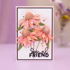 Metal Cutting Die - Layered Florals - Elegant Echinacea