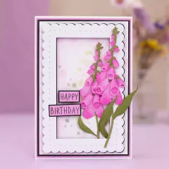 Metal Cutting Die - Layered Florals - Flourishing Foxglove