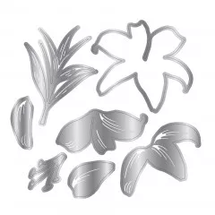 Metal Cutting Die - Layered Florals - Lovely Lily