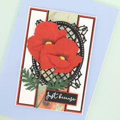 Metal Cutting Die - Layered Florals - Pretty Popp