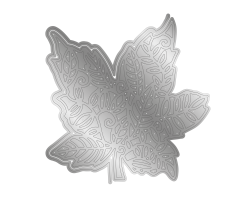 Metal Die - Fall Decorative Motif - Intricate Fall Leaf