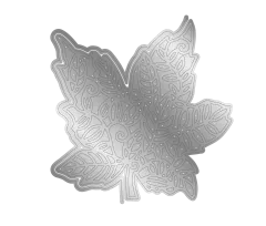 Metal Die - Fall Decorative Motif - Intricate Fall Leaf