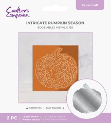 Metal Die - Fall Decorative Motif - Intricate Pumpkin Season